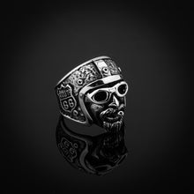 Load image into Gallery viewer, Route 66 "Will Rogers Highway" Sterling Silver Biker's Ring
