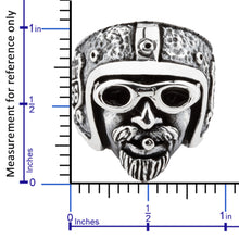 Load image into Gallery viewer, Route 66 "Will Rogers Highway" Sterling Silver Biker's Ring