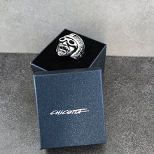 Load image into Gallery viewer, Route 66 "Will Rogers Highway" Sterling Silver Biker's Ring