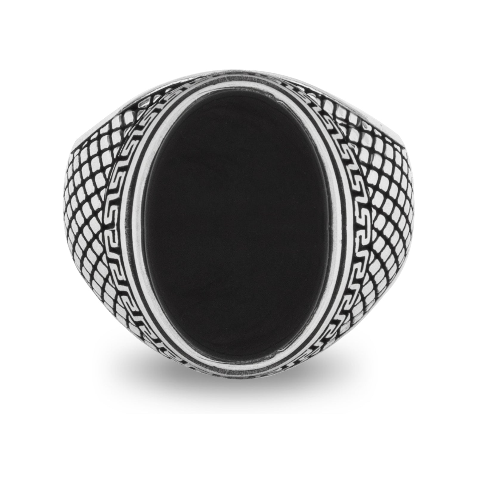 PURE Silver Silver Black Rhodium Gents Ring - Jewellery from Gerry Browne  Jewellers UK