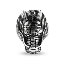Görseli Galeri görüntüleyiciye yükleyin, Large Dragon Design Solid Sterling Silver Ring
