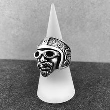 Load image into Gallery viewer, Route 66 &quot;Will Rogers Highway&quot; Sterling Silver Biker&#39;s Ring